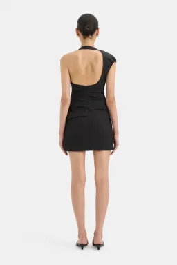 Sir the Label Azul Gathered Mini Dress Black Size 1 / AU 8 for rent on The Volte - image 4