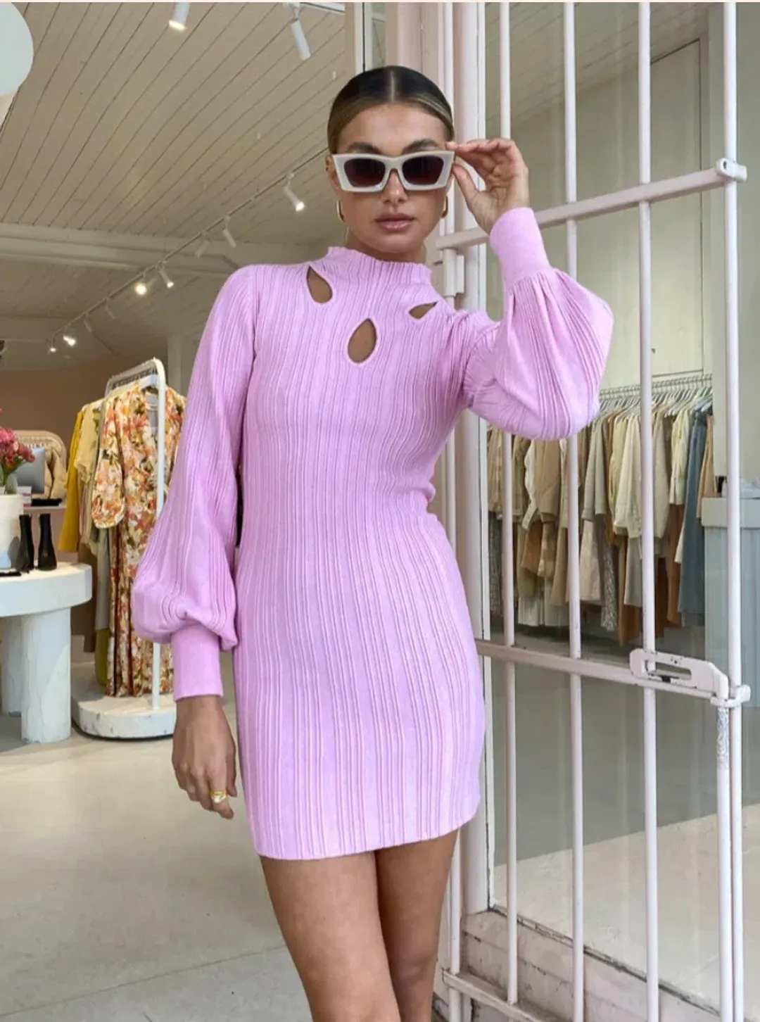 Acler Mary Dress in Candy Pink Size 8 for rent on The Volte - main image