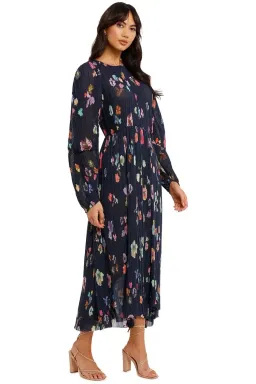 Stine Goya Luella Dress in Flowers Live At Night Size 12 for rent on The Volte - image 2