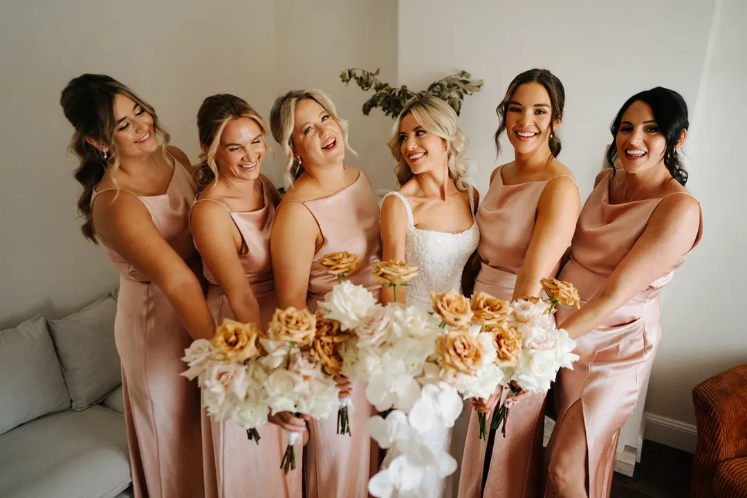 Bec and Bridge The Dreamer Maxi Dress in Rose Gold Size 14 for rent on The Volte - main image