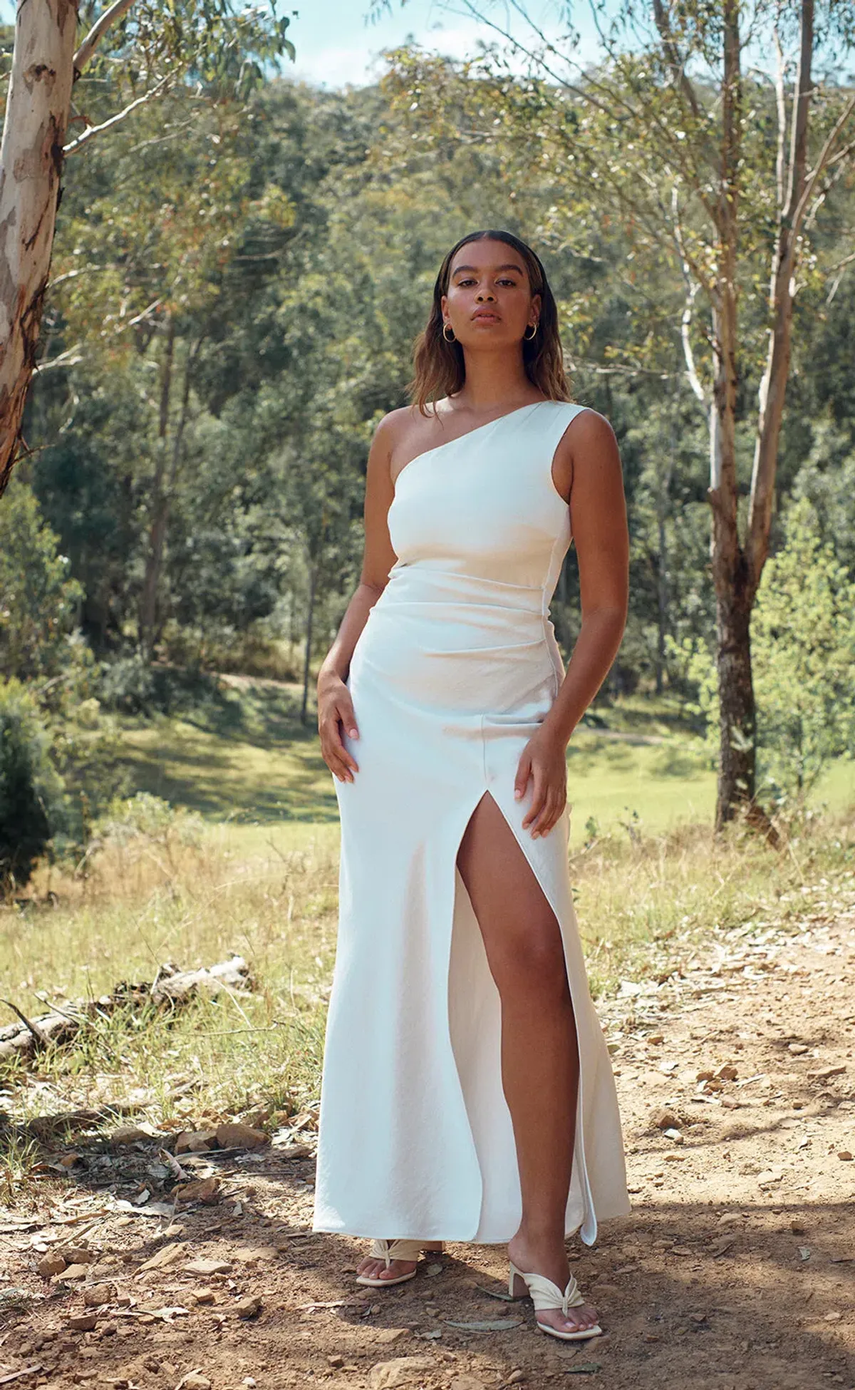 Bec & Bridge The Dreamer Asym Dress Ivory Size 10 - Image 1