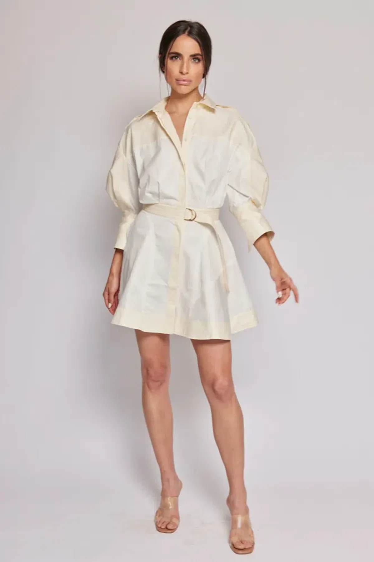 Acler Vienna Dress in Cannoli Cream Mix Size 10 for rent on The Volte - main image