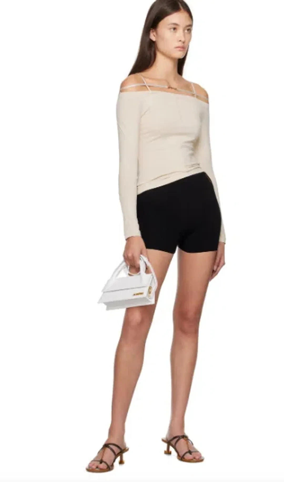 Jacquemus Le Chiquito Long White for rent on The Volte - main image