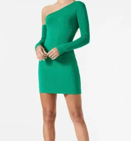 San Sloane Erika Mini Dress Fern Green Size 8 for rent on The Volte - image 3