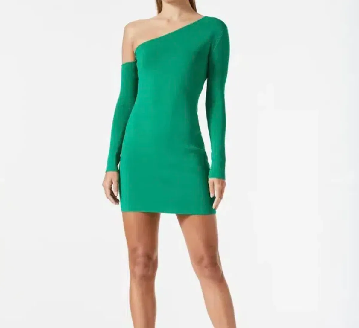 San Sloane Erika Mini Dress Fern Green Size 8 - Image 2
