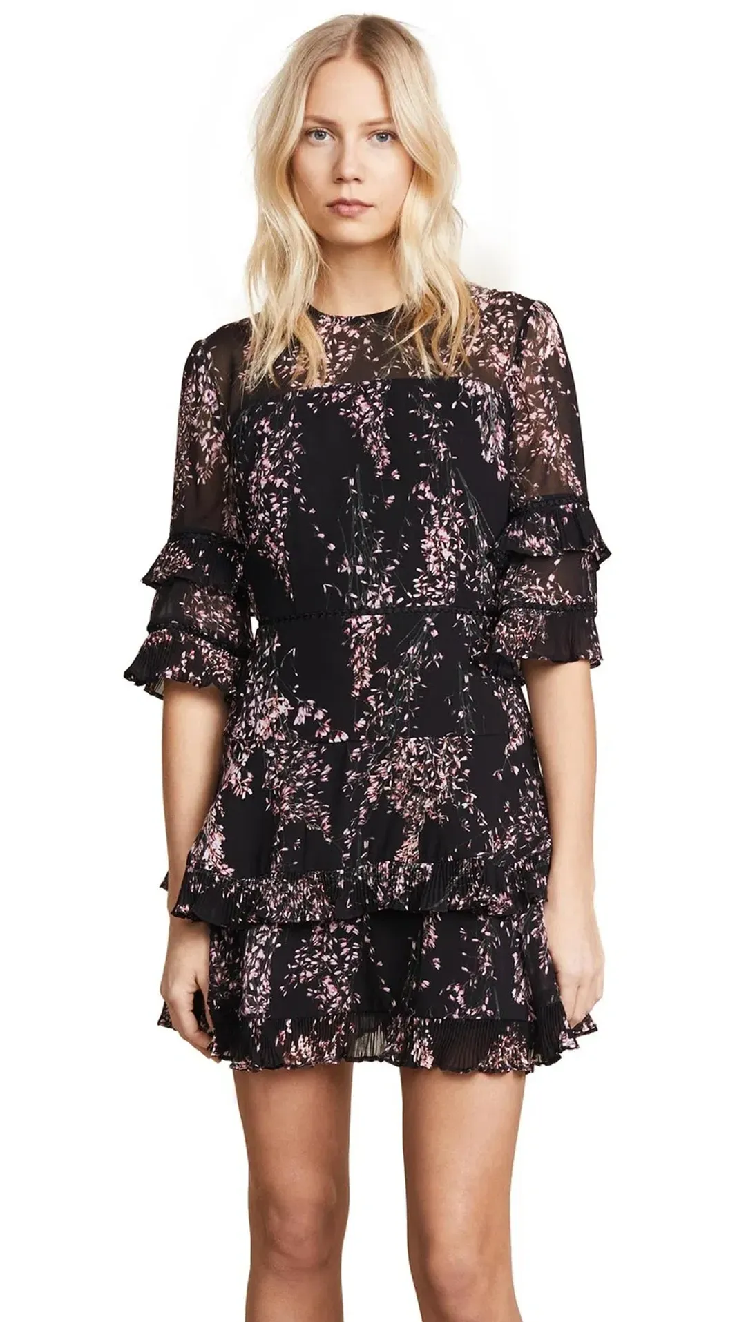 Keepsake the Label Light Up Mini Dress Floral Size 10 for rent on The Volte - main image