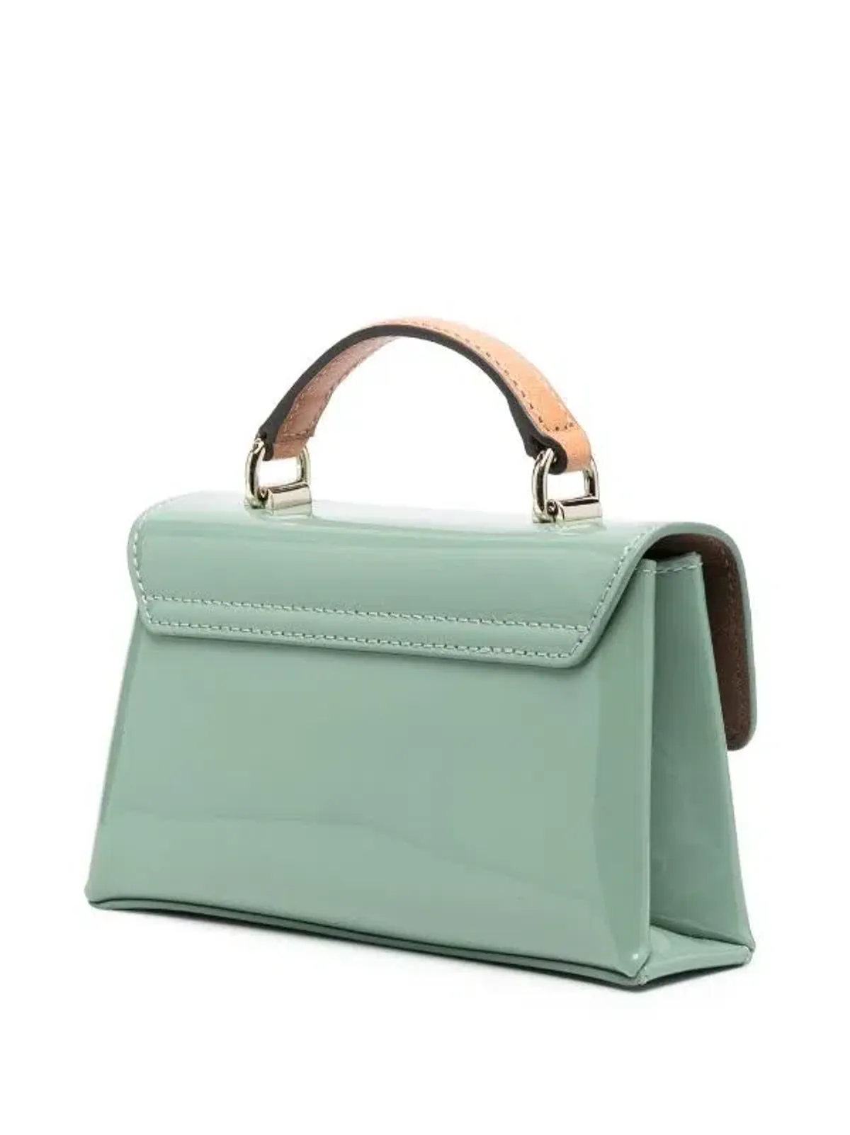 FURLA Mini Top handle bag Mint Green - Image 2