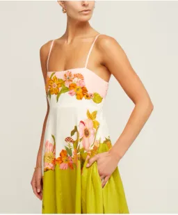 Alemais Silas Linen Sundress in Multi Size 10 for rent on The Volte - image 2