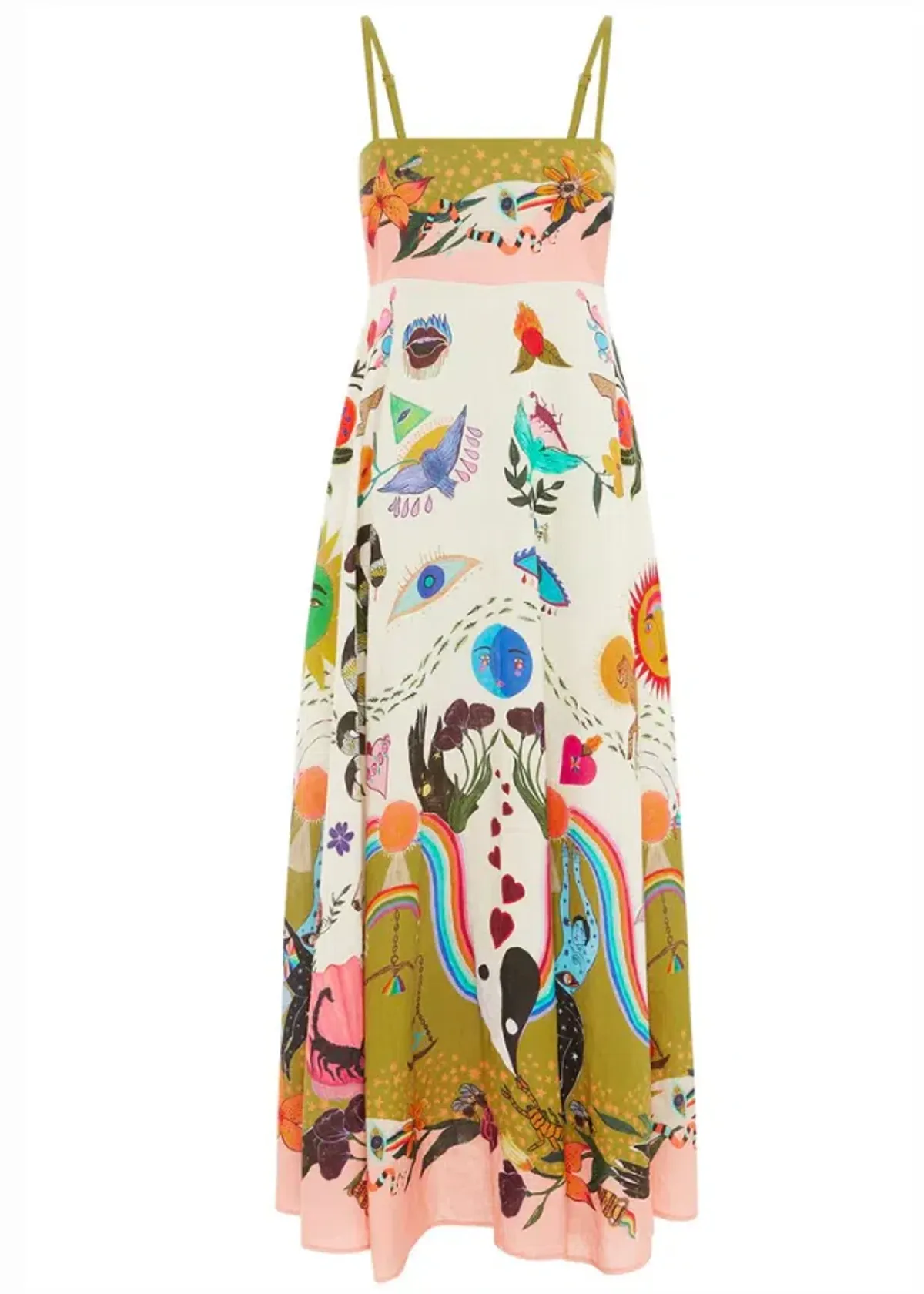 Alemais The Evergreen Sundress in Multi Size 14 - Image 4