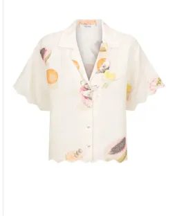 Morrison Aperitivo Linen Short Size 2/Au 10 and Shirt Size 1/Au 8 Set Print for rent on The Volte - image 3