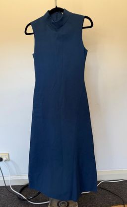 Hugo Boss Navy Blue A-Line Maxi Dress IT 38 for rent on The Volte - image 1