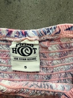 Piping Hot Girls' Pink Floral Smocked T-Shirt Size 5 for rent on The Volte - image 2