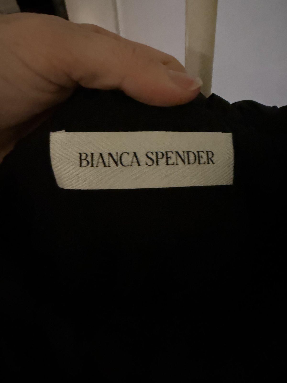 Bianca Spender Women's Black Off-Shoulder Puff Sleeve Blouse M - Image 2