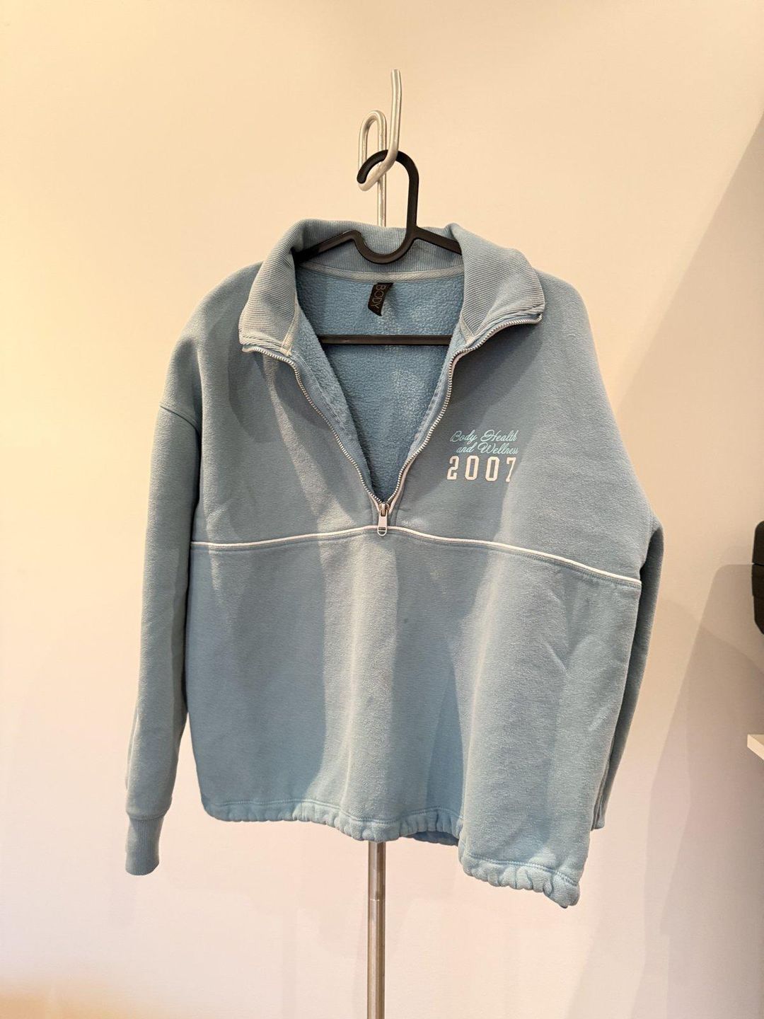 Cotton On Body Women's Quarter-Zip Sweatshirt Blue Size S for rent on The Volte - main image