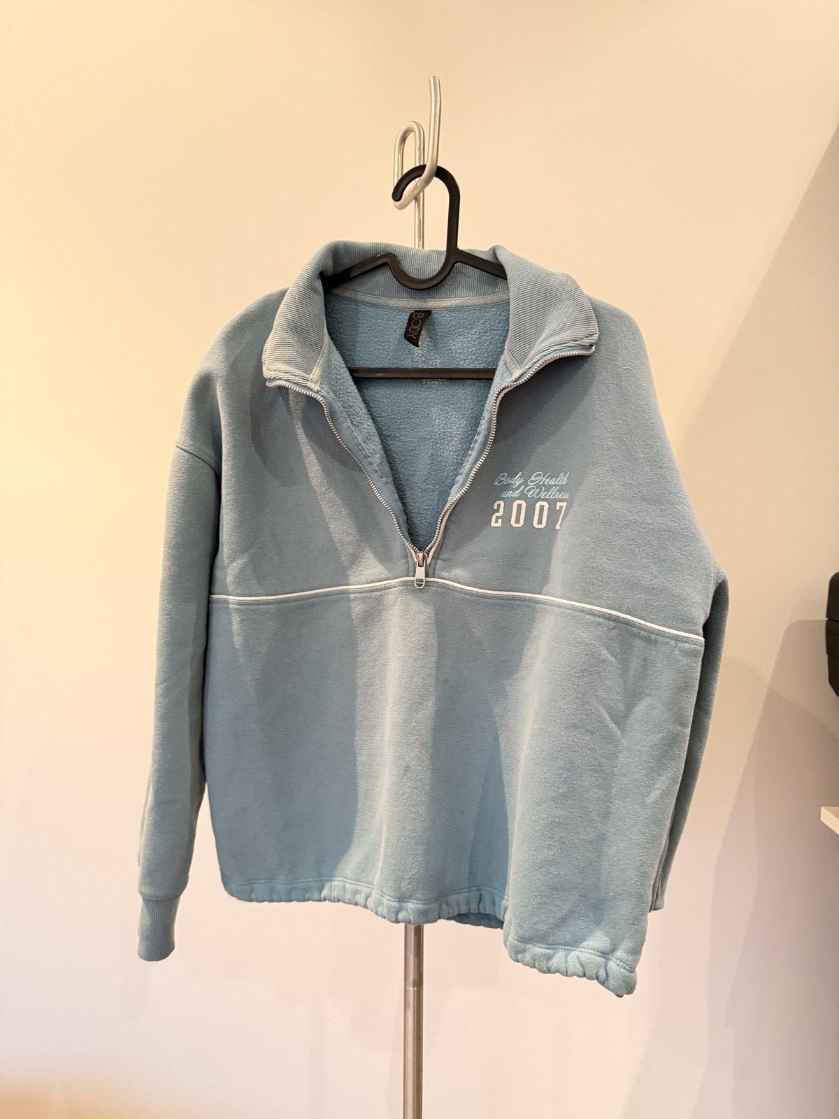 Cotton On Body Women's Quarter-Zip Sweatshirt Blue Size S - Image 1