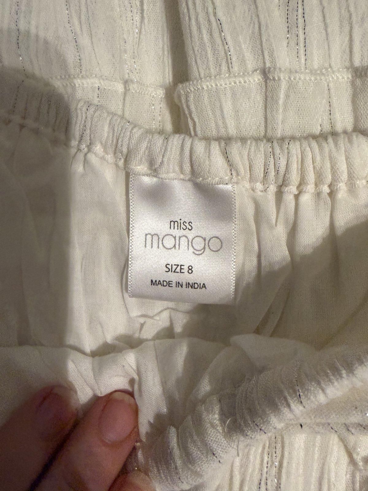 Miss Mango Girls' Crinkle Tiered Strappy Sundress Size 8 - Image 2