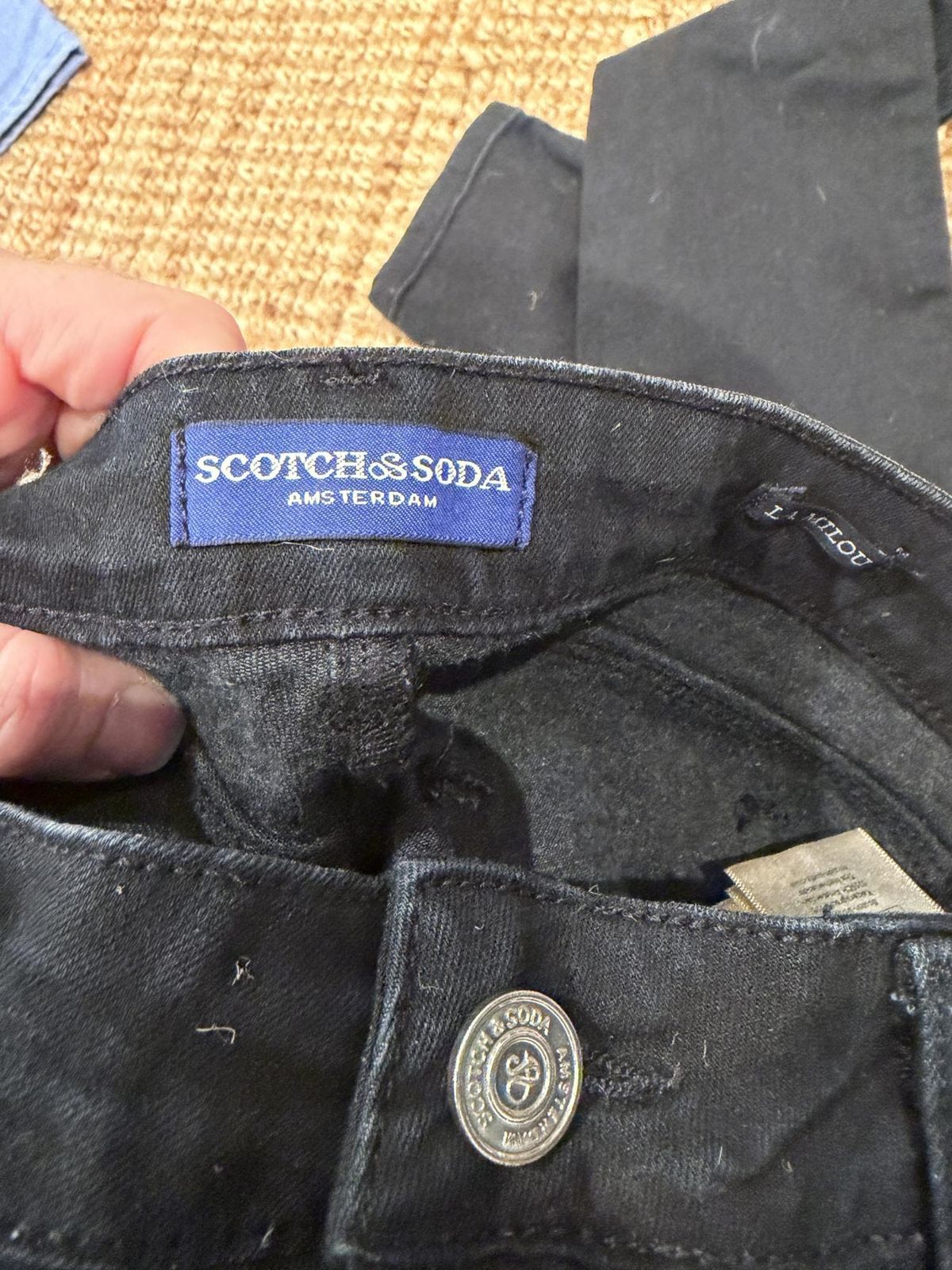 Scotch & Soda La Milou Skinny Jeans Black Size 12-13 - Image 1