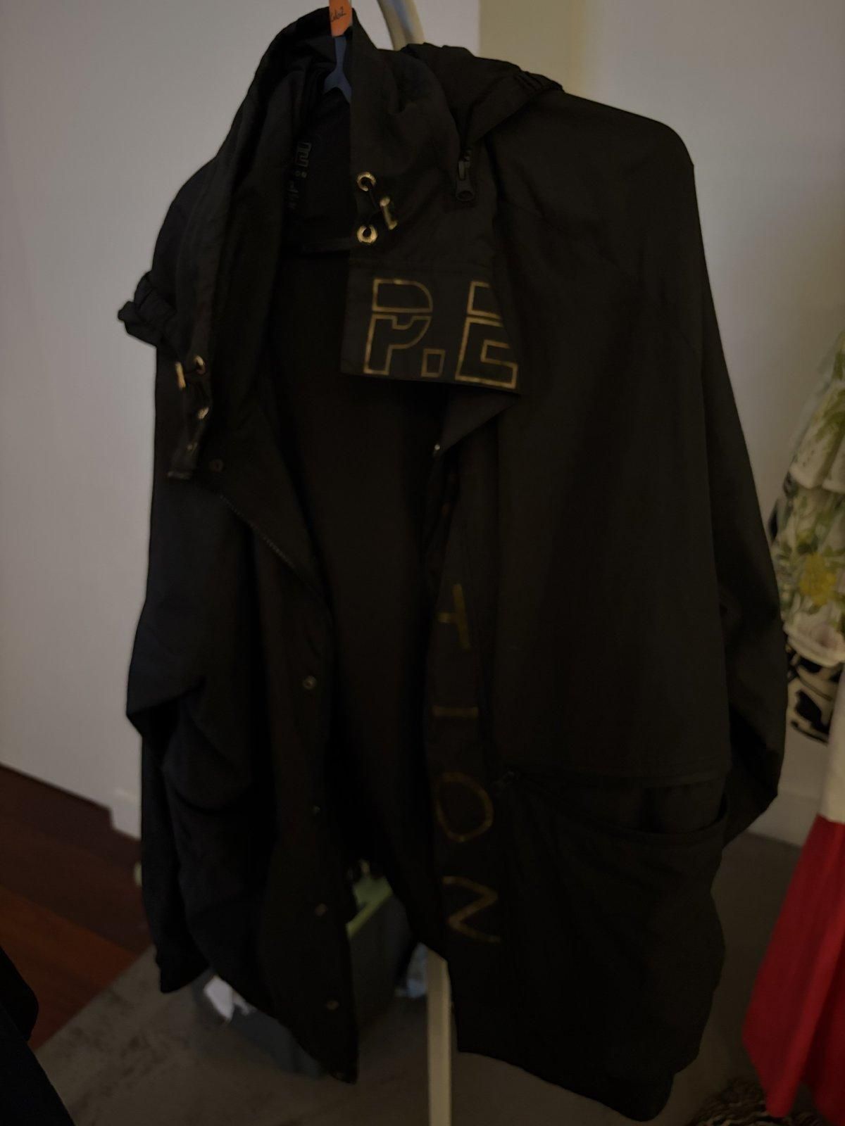 Women's P.E Nation Hooded Logo Anorak Parka Black Size L - Image 2