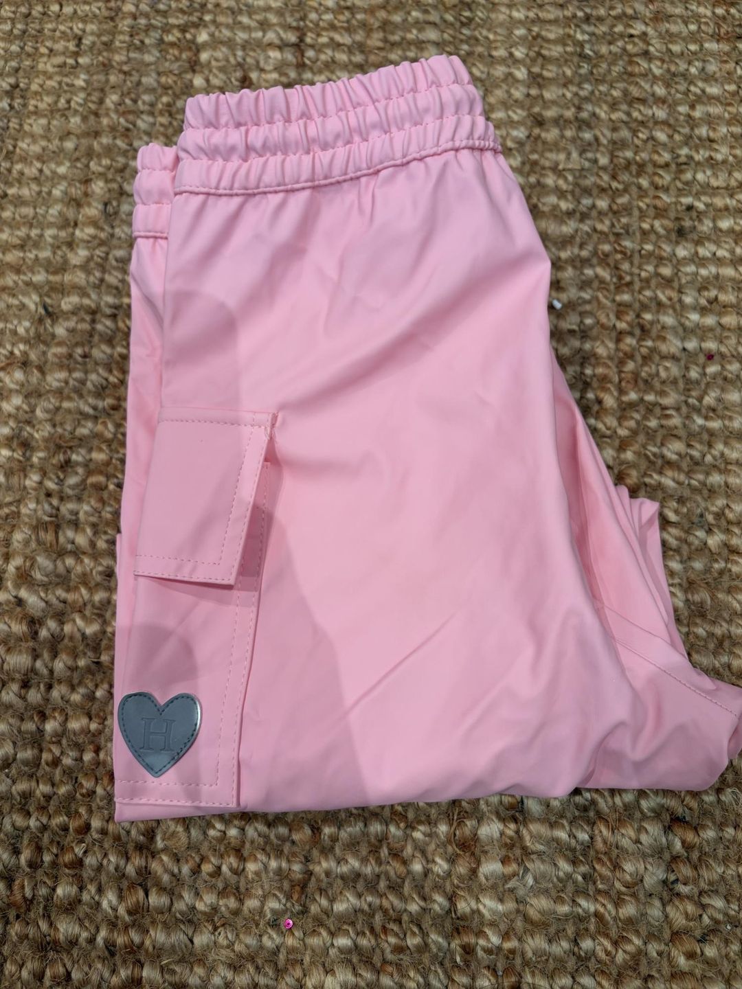 Hatley Girls' Pink Splash Rain Pants Size 8-9 for rent on The Volte - main image