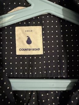 Country Road Kids Navy Polka-Dot Button Shirt Size 12 for rent on The Volte - image 2