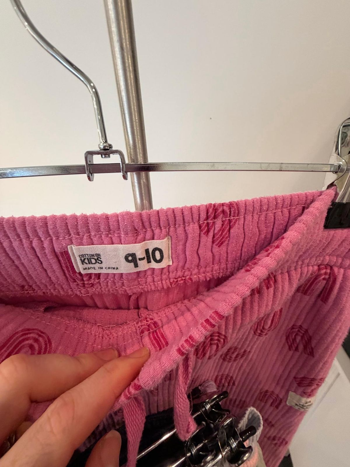 Cotton On Kids Girls Jogger Pants Size 9-10 Pink - Image 3