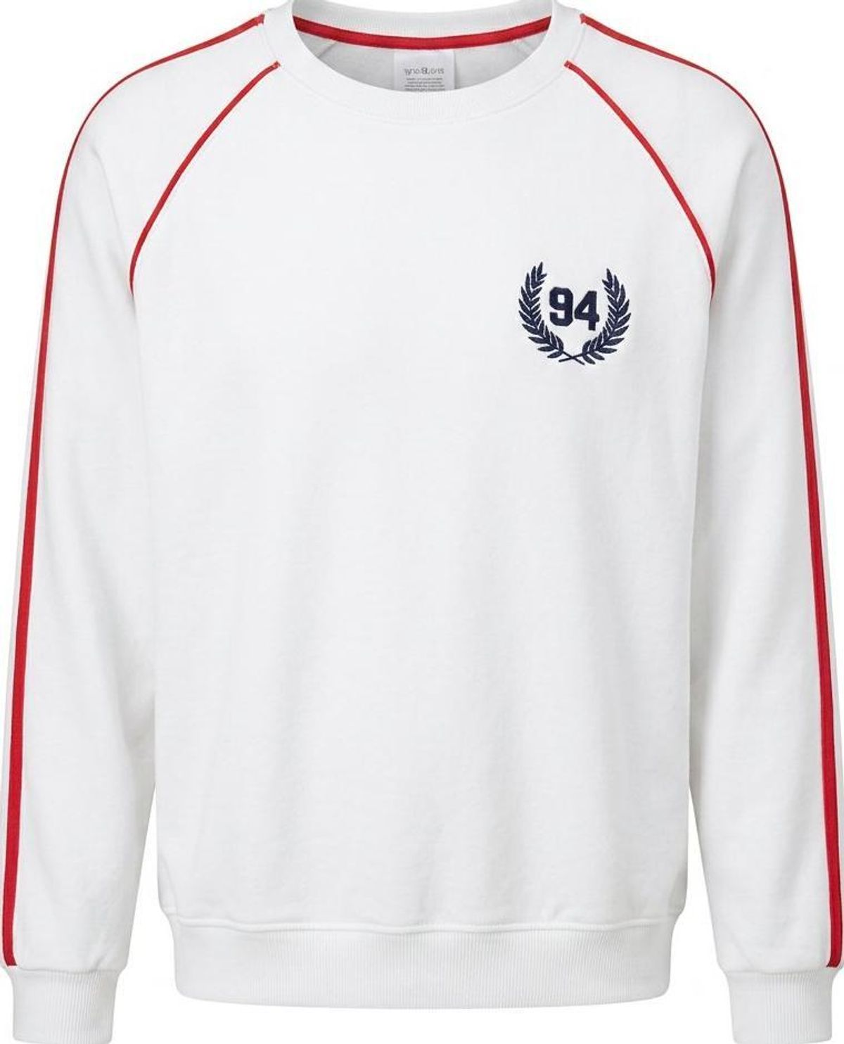 Anko Kids '94' Crest Pullover Sweatshirt Size 12 White - Image 1