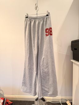 SheIn Teens "98" Wide Leg Sweatpants Grey Size 14 for rent on The Volte - image 1