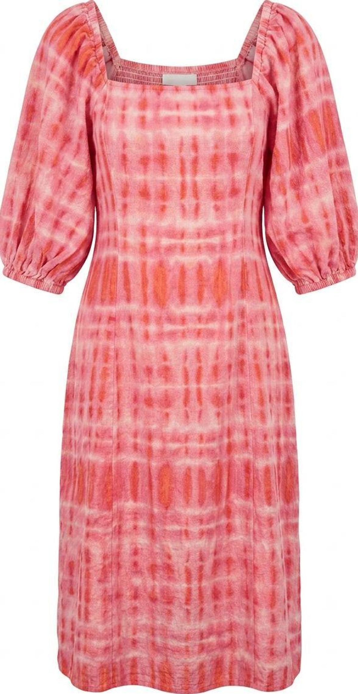 Sportsgirl Tie-Dye Midi Dress Size 4 Pink for rent on The Volte - main image