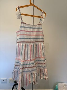 Target Girls' Tiered Stripe Fit & Flare Dress Size 12 for rent on The Volte - image 1