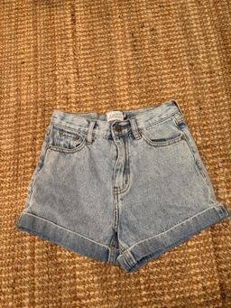 Ghanda Girls Denim Shorts Cut-Off Gold Embellishments 12-13Y for rent on The Volte - image 1