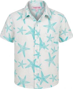 Indigo Kids Starfish Print Button-Up Shirt 4-5 Years for rent on The Volte - image 1