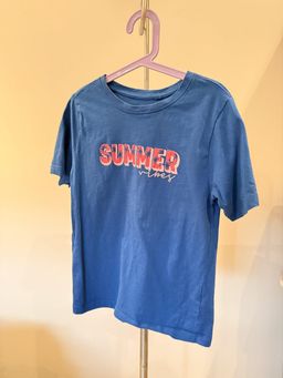 Anko Kids "Summer Vibes" Graphic T-Shirt Size 10 Blue for rent on The Volte - image 2