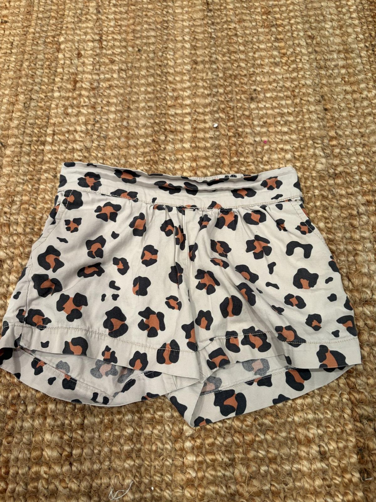 Cotton On Girls Leopard Print Shorts Size 6 - Image 2