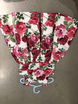 Origami Girls Sleeveless Floral Party Dress Size 6 White for rent on The Volte - image 1