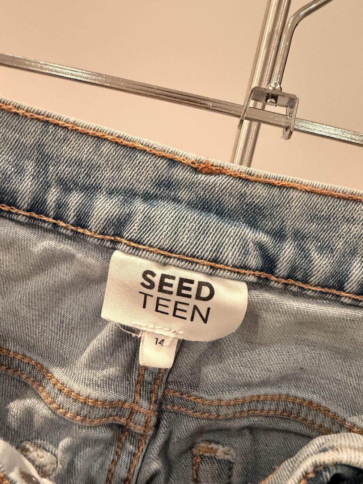 Seed Teen Skinny Jeans Size 14 Light Blue - Image 2