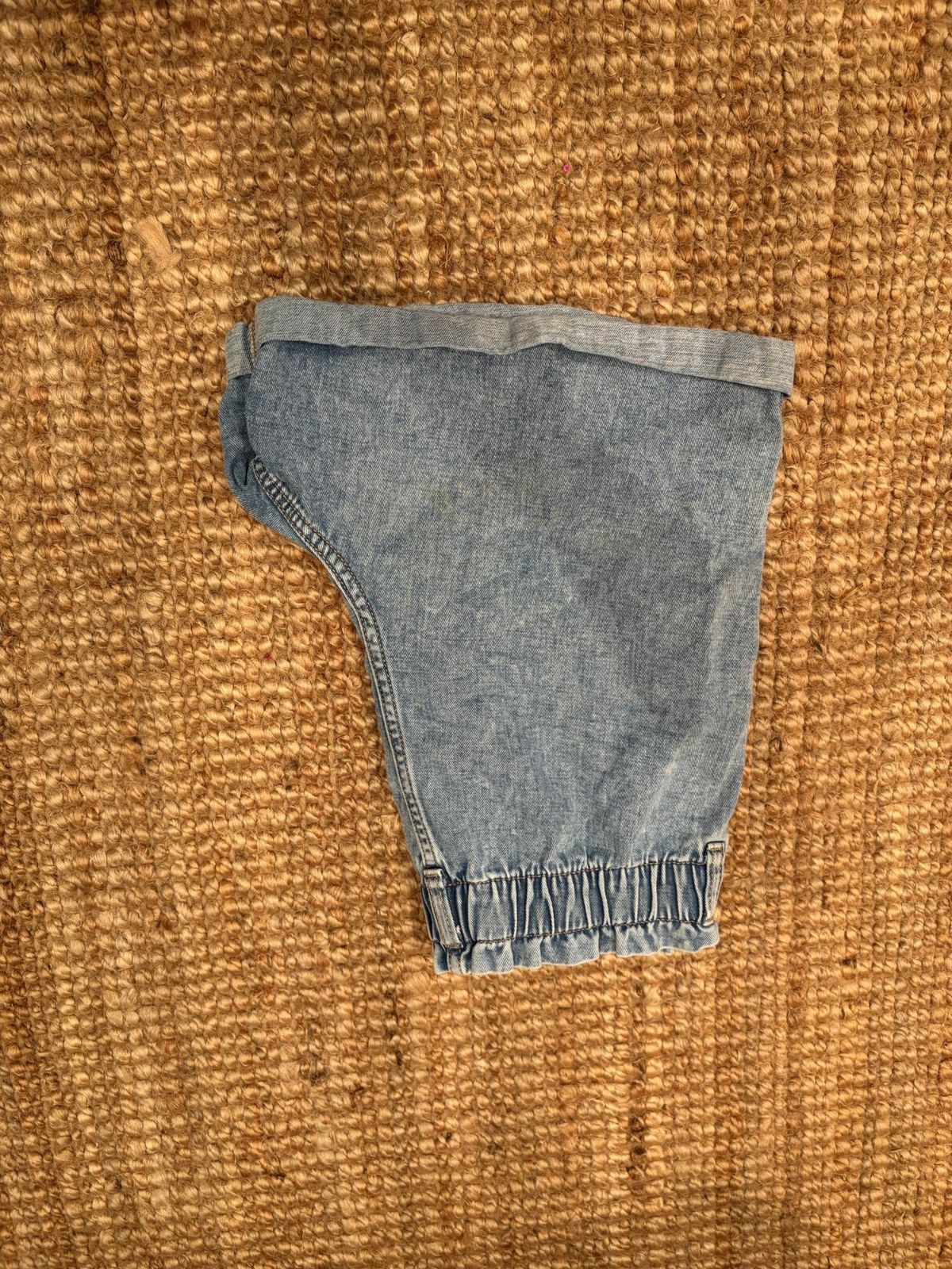 Target Girls' Cargo Denim Shorts Size 12 Blue - Image 4