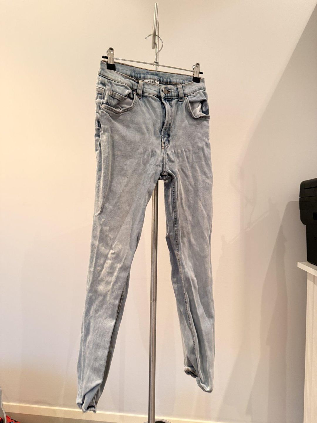 Seed Teen Skinny Jeans Size 14 Light Blue for rent on The Volte - main image