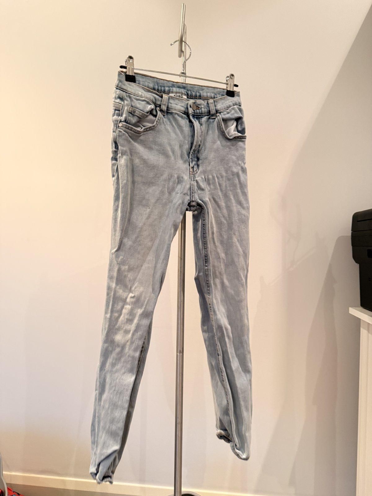 Seed Teen Skinny Jeans Size 14 Light Blue for rent on The Volte - main image