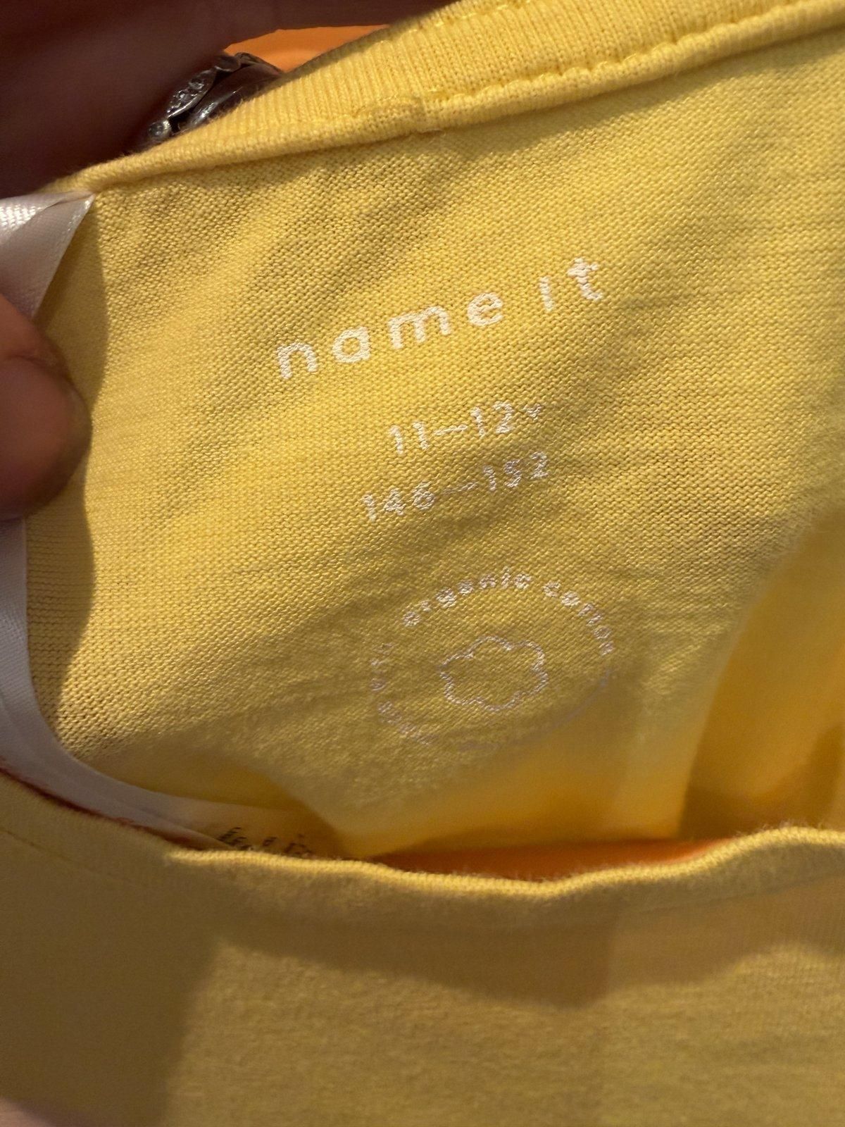 name it Sour Monday Sequin Graphic T-Shirt Yellow 11-12Y - Image 2
