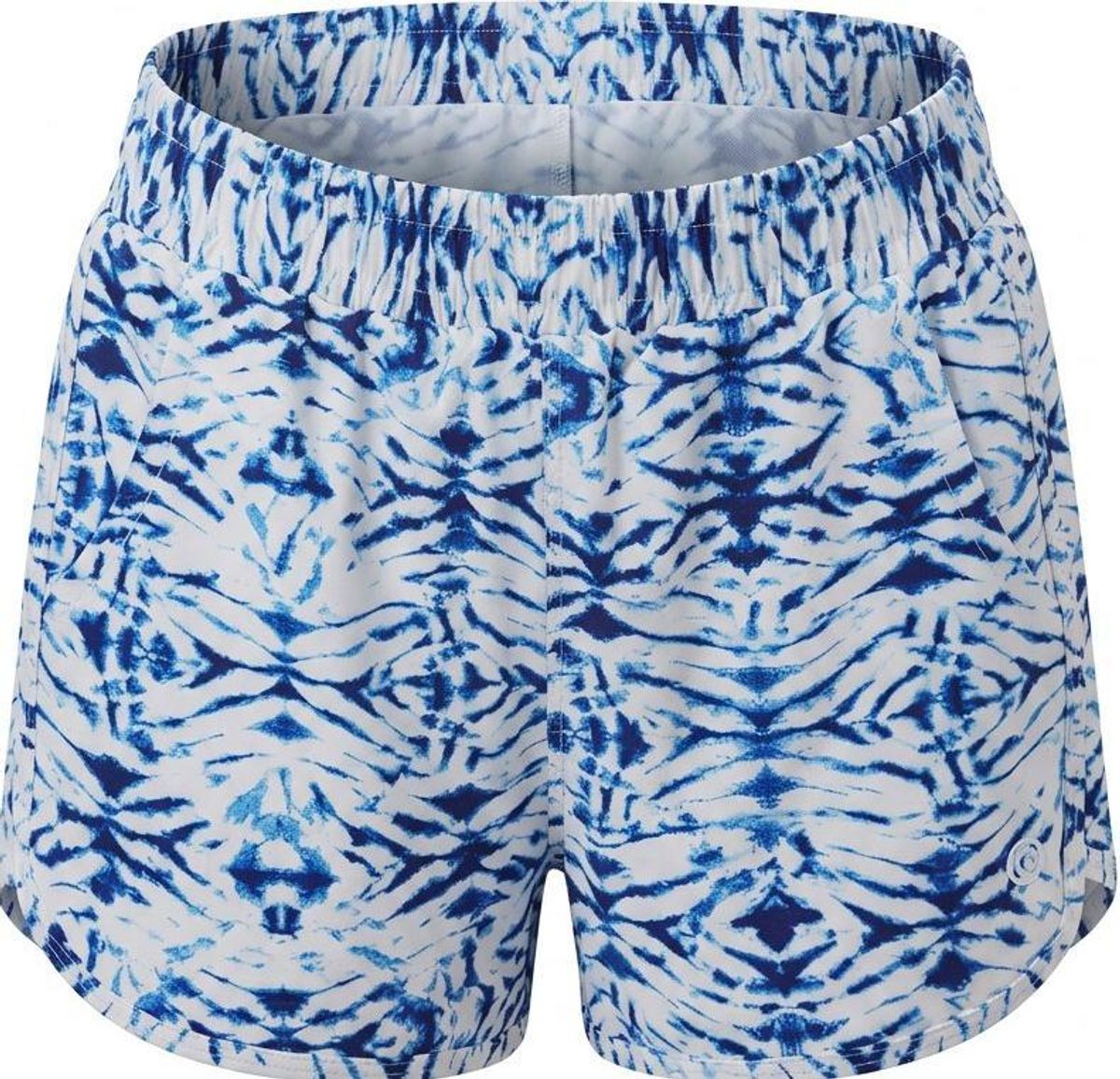 Piping Hot Women's Blue Tie-Dye Board Shorts Size 10 - Image 1