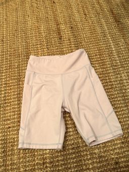 Ell & Voo Girls Biker Shorts Size 12 White for rent on The Volte - image 1