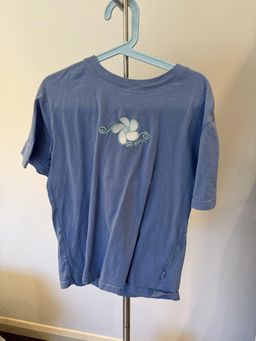Ghanda Blue Flower Embroidered T-Shirt Size 12-13 for rent on The Volte - image 2