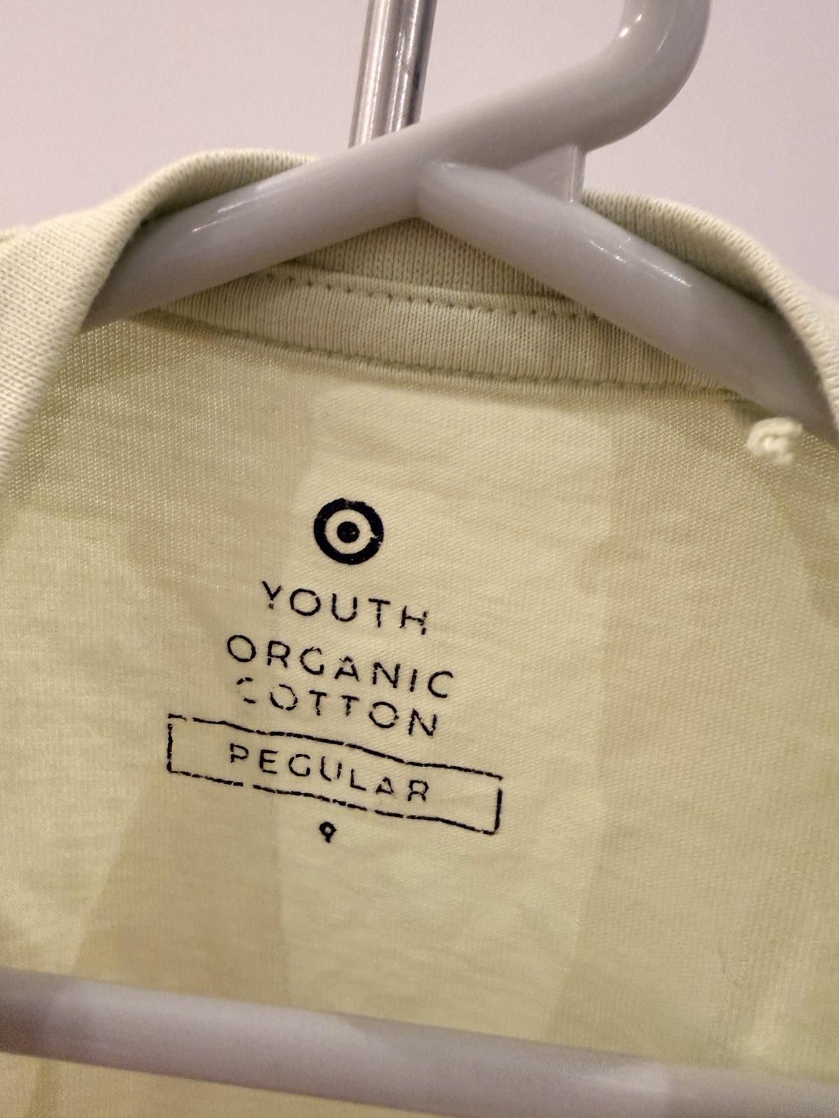 Target Girls' Youth Organic Cotton T-Shirt Size 8 Yellow - Image 2