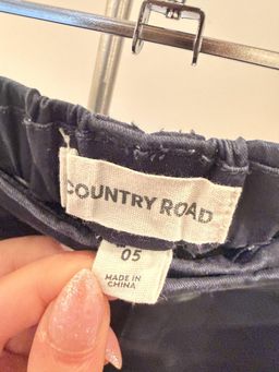 Country Road Girls Navy Chino Pants Size 5-6 for rent on The Volte - image 2