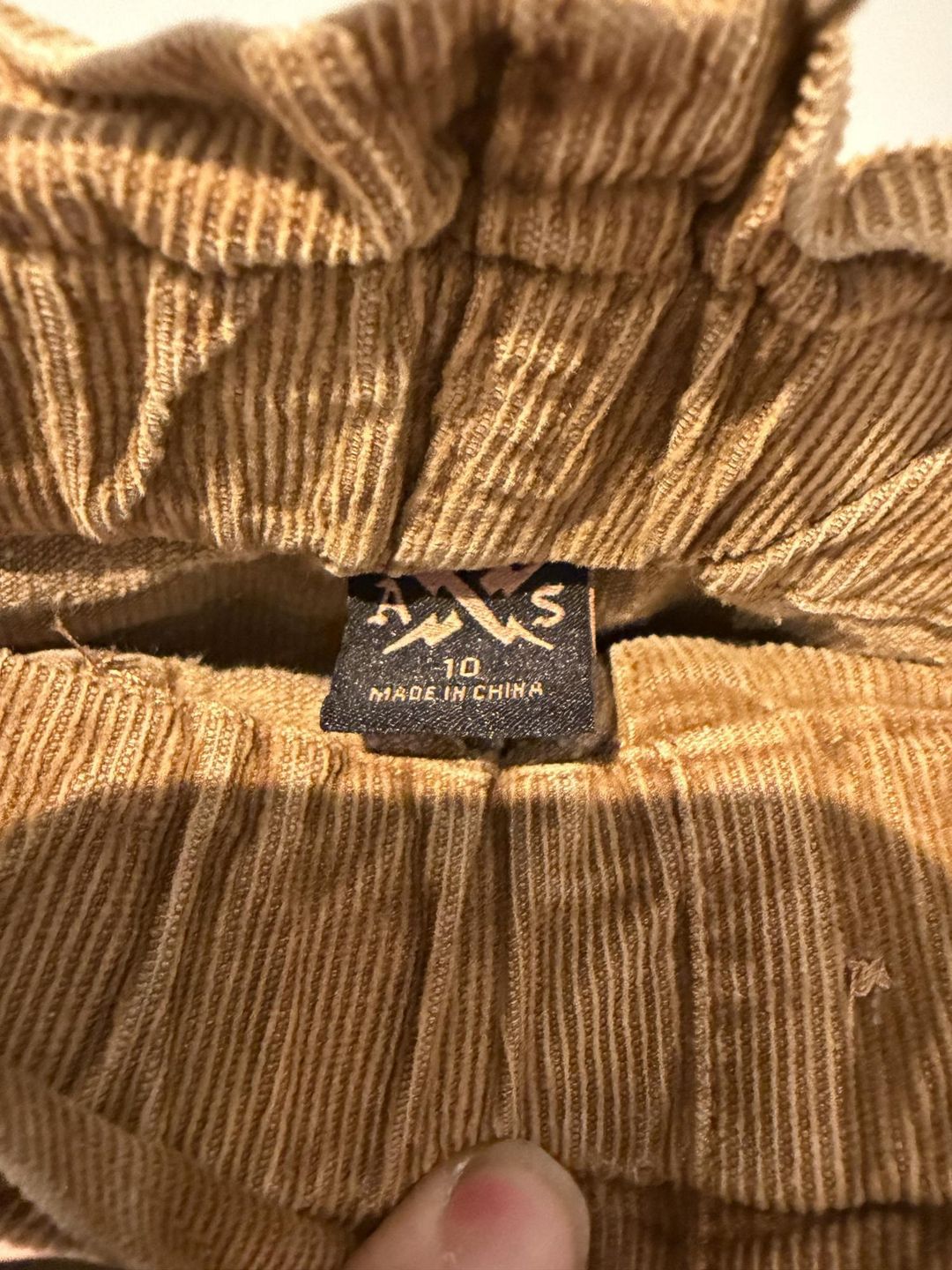 Axis Girls' Brown Corduroy Mini Skirt Size 10 for rent on The Volte - main image