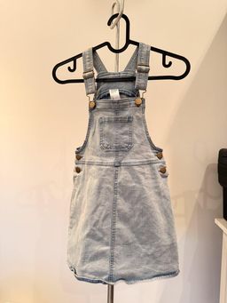Anko Girls' Blue Denim Pinafore Dress Size 8 for rent on The Volte - image 1