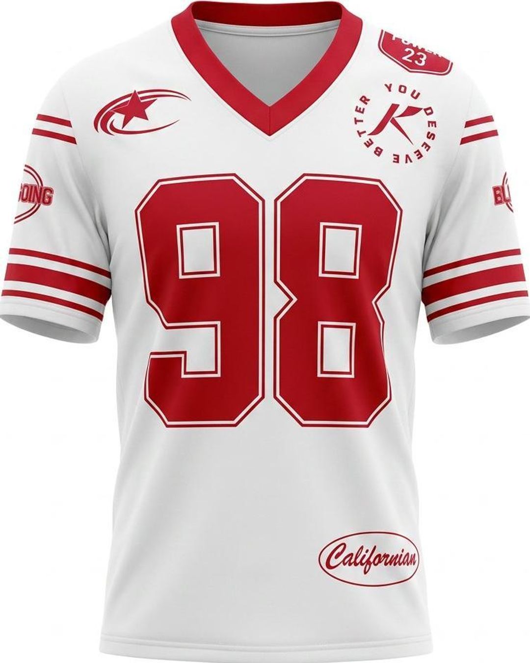 SHEIN Girls American Football Jersey #98 Size 14 for rent on The Volte - main image