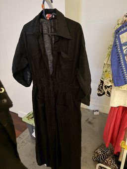 Kitx Women's Linen Safari Shirt Dress Black AU 12 for rent on The Volte - image 3