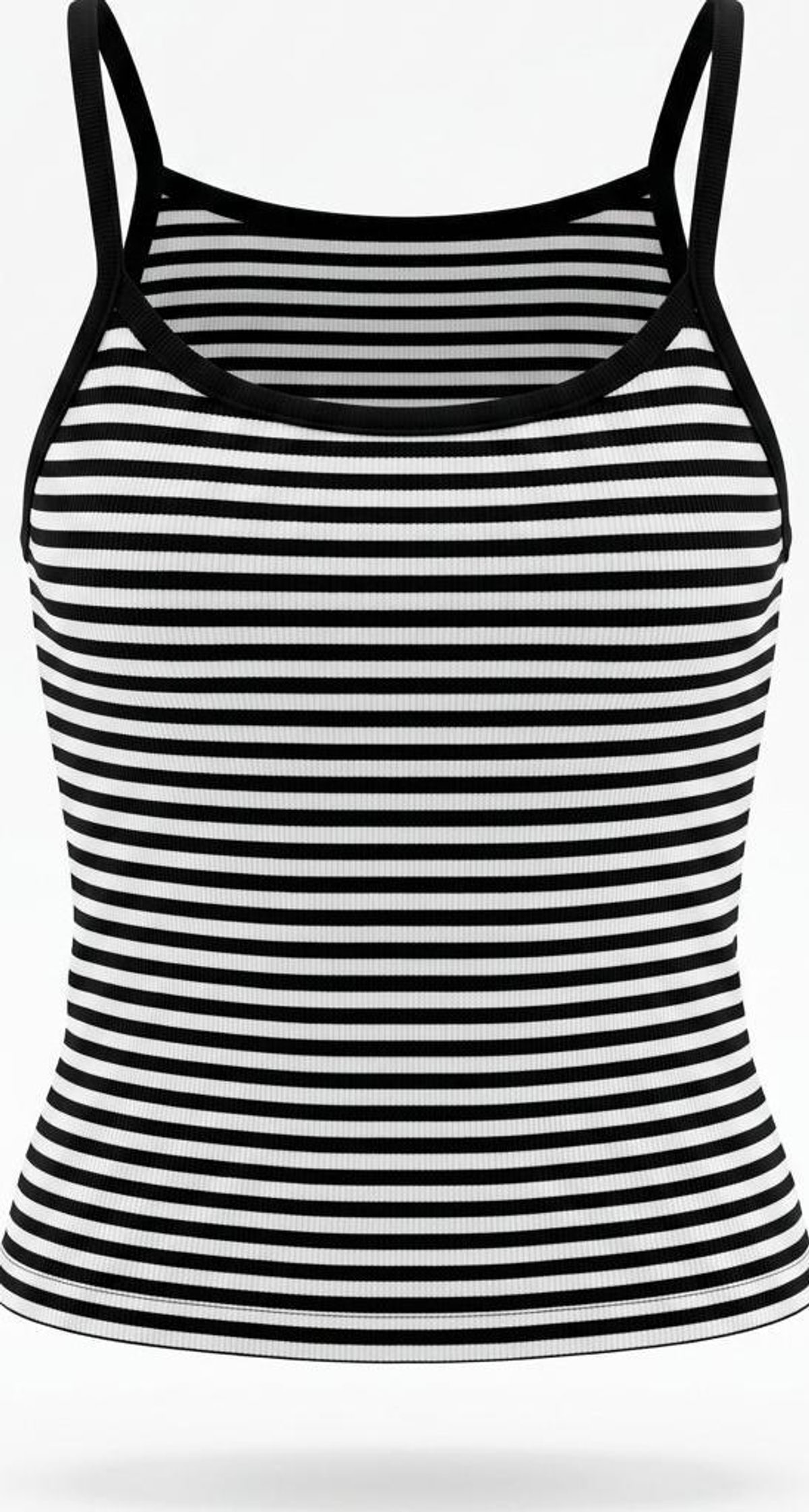 Uniqlo Women's Striped Ribbed Cami Tank Top Size S - Image 1