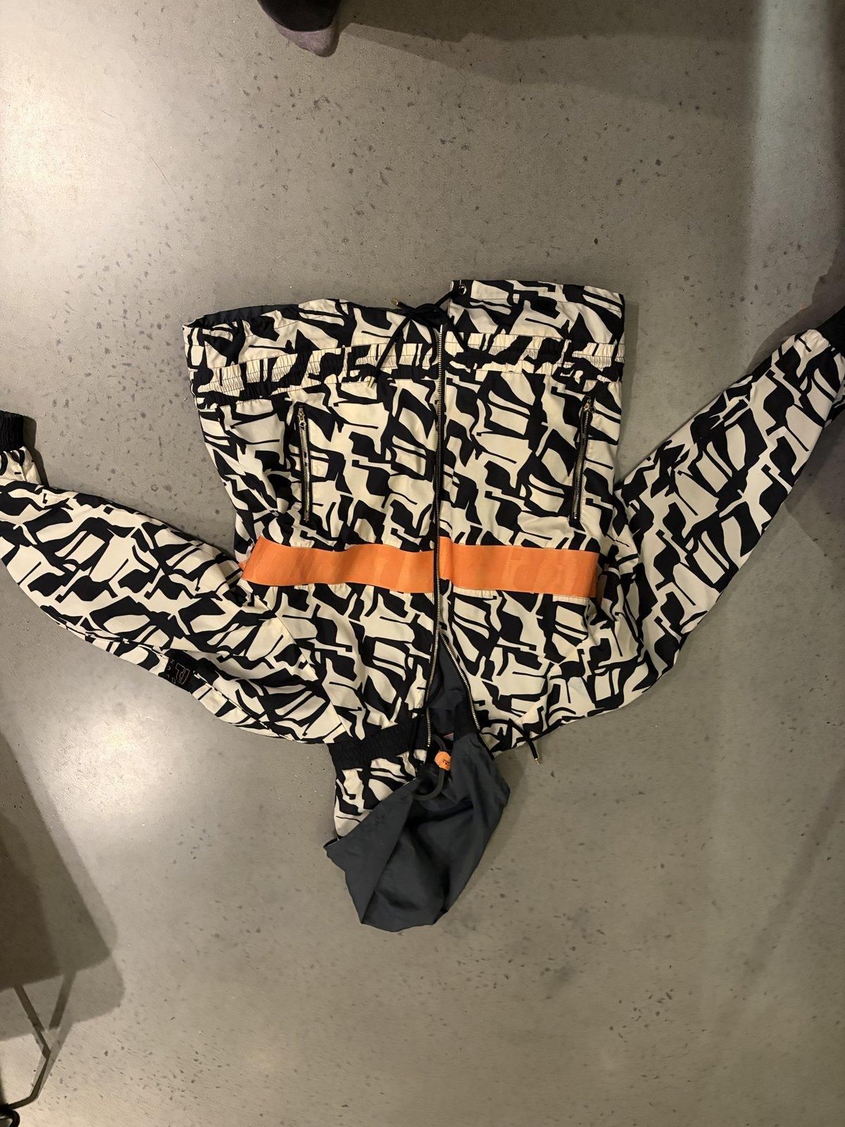 P.E Nation Women's Printed Hooded Zip Track Jacket L - Image 1